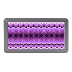 Purple Pink Zig Zag Pattern Memory Card Reader (Mini)