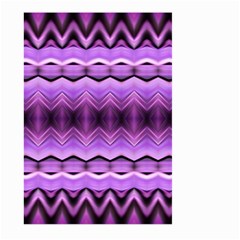 Purple Pink Zig Zag Pattern Large Garden Flag (Two Sides)