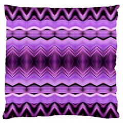 Purple Pink Zig Zag Pattern Large Cushion Case (One Side)