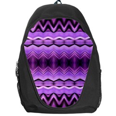 Purple Pink Zig Zag Pattern Backpack Bag