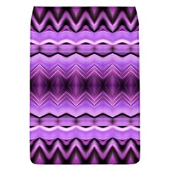 Purple Pink Zig Zag Pattern Flap Covers (L) 