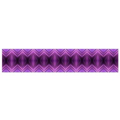 Purple Pink Zig Zag Pattern Flano Scarf (Small)