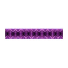 Purple Pink Zig Zag Pattern Flano Scarf (Mini)