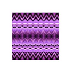 Purple Pink Zig Zag Pattern Satin Bandana Scarf