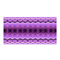 Purple Pink Zig Zag Pattern Satin Wrap