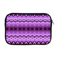 Purple Pink Zig Zag Pattern Apple MacBook Pro 17  Zipper Case