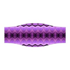 Purple Pink Zig Zag Pattern Stretchable Headband