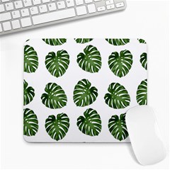 Leaf Pattern Seamless Background Large Mousepads