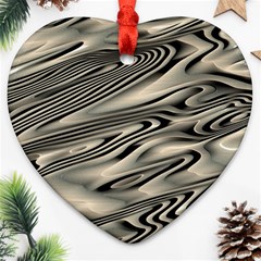 Alien Planet Surface Ornament (Heart)