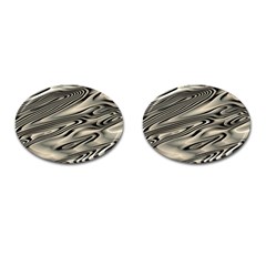 Alien Planet Surface Cufflinks (Oval)