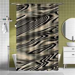 Alien Planet Surface Shower Curtain 48  x 72  (Small) 