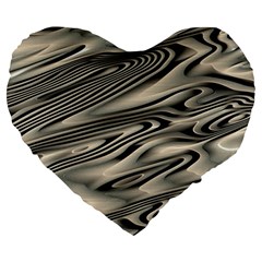 Alien Planet Surface Large 19  Premium Heart Shape Cushions