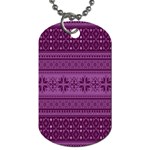 Pattern Dog Tag (Two Sides) Front