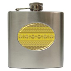 Pattern Hip Flask (6 Oz) by Valentinaart