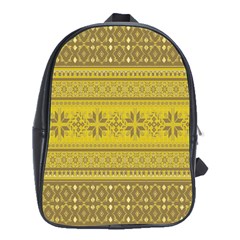 Pattern School Bags (xl)  by Valentinaart