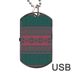 Pattern Dog Tag Usb Flash (one Side)