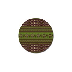 Pattern Golf Ball Marker by Valentinaart