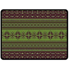 Pattern Double Sided Fleece Blanket (large) 