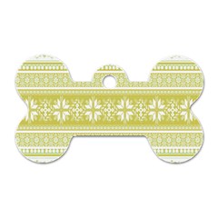 Pattern Dog Tag Bone (one Side)