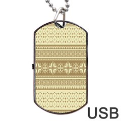 Pattern Dog Tag Usb Flash (one Side)