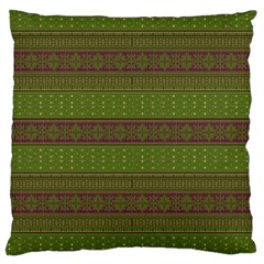 Pattern Large Cushion Case (one Side) by Valentinaart