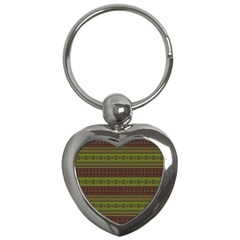 Pattern Key Chains (heart)  by Valentinaart