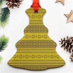 Pattern Christmas Tree Ornament (Two Sides) Front