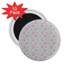 Floral Pattern 2 25  Magnets (10 Pack)  by Valentinaart