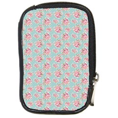 Floral Pattern Compact Camera Cases by Valentinaart