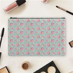 Floral Pattern Cosmetic Bag (Large)  Front