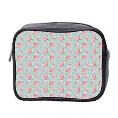 Floral Pattern Mini Toiletries Bag 2-side by Valentinaart