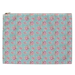 Floral Pattern Cosmetic Bag (xxl) 