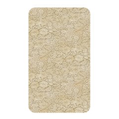 Old Floral Crochet Lace Pattern Beige Bleached Memory Card Reader by EDDArt