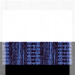 Wrinkly Batik Pattern   Blue Black Rectangular Jigsaw Puzzl Front