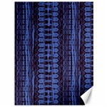 Wrinkly Batik Pattern   Blue Black Canvas 36  x 48   35.26 x46.15  Canvas - 1