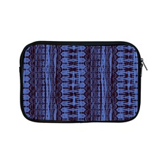 Wrinkly Batik Pattern   Blue Black Apple Ipad Mini Zipper Cases by EDDArt