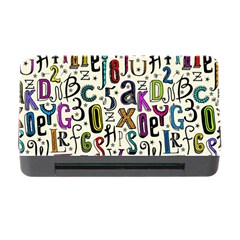 Colorful Retro Style Letters Numbers Stars Memory Card Reader With Cf