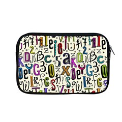 Colorful Retro Style Letters Numbers Stars Apple Macbook Pro 13  Zipper Case by EDDArt