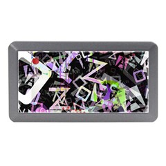 Chaos With Letters Black Multicolored Memory Card Reader (mini) by EDDArt