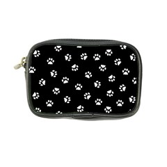 Footprints Cat White Black Coin Purse by EDDArt