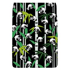 Satisfied And Happy Panda Babies On Bamboo Flap Covers (s)  by EDDArt