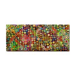 Multicolored Retro Spots Polka Dots Pattern Cosmetic Storage Cases by EDDArt