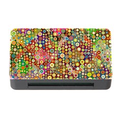 Multicolored Retro Spots Polka Dots Pattern Memory Card Reader With Cf by EDDArt