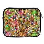 Multicolored Retro Spots Polka Dots Pattern Apple iPad 2/3/4 Zipper Cases Front