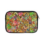 Multicolored Retro Spots Polka Dots Pattern Apple iPad Mini Zipper Cases Front