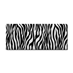 Zebra Stripes Pattern Traditional Colors Black White Cosmetic Storage Cases by EDDArt