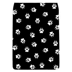 Footprints Dog White Black Flap Covers (l)  by EDDArt