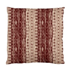 Wrinkly Batik Pattern Brown Beige Standard Cushion Case (one Side) by EDDArt