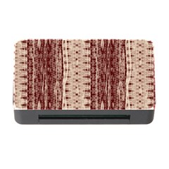 Wrinkly Batik Pattern Brown Beige Memory Card Reader With Cf by EDDArt