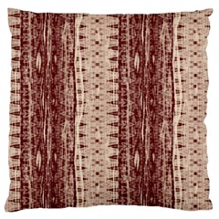 Wrinkly Batik Pattern Brown Beige Large Cushion Case (two Sides) by EDDArt